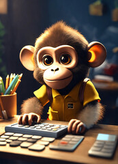 Calculating Monkey  Math Wizard in Unreal Engine Render