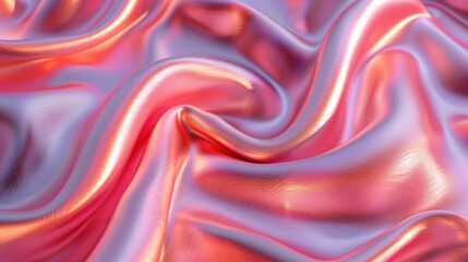 Fototapeta premium Close Up of Pink and Purple Fabric