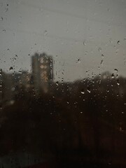 rain on the window