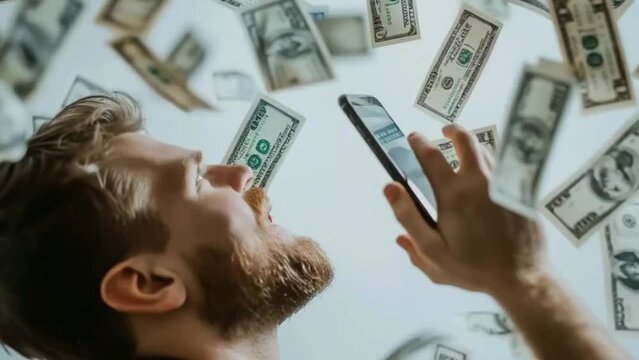 ganhos financeiros dinheiro