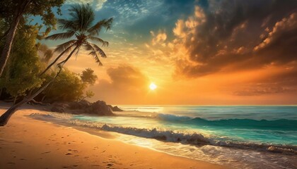Fototapeta na wymiar 季節は夏、ただの太陽、ただの海、ただの砂浜、それがただ美しくて心打たれる