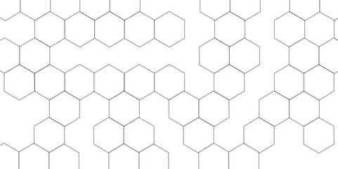 Abstract white background with hexagon and hexagonal background. Luxury white pattern with hexagons. abstract 3d hexagonal background with shadow. 3D futuristic abstract honeycomb mosaic background. - obrazy, fototapety, plakaty