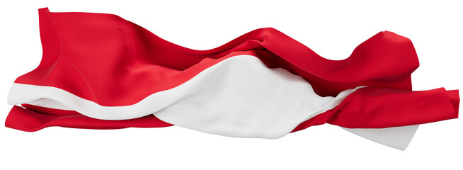 Vivid Austrian Flag Billowing Elegantly in the Wind