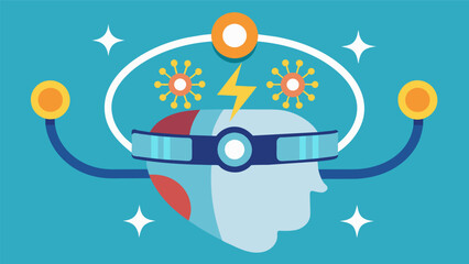 A wearable headband that delivers microdoses of electrical impulses to specific areas of the brain to improve memory and focus..