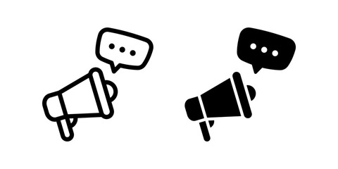 Promotion icon set. flat illustration of vector icon