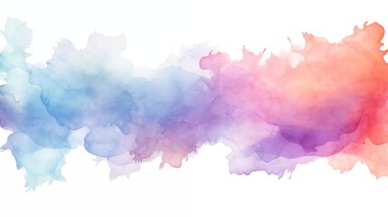 Fototapeta na wymiar Colorful watercolor gradient background with a fluid abstract design