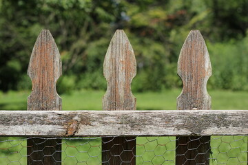 old wooden fence