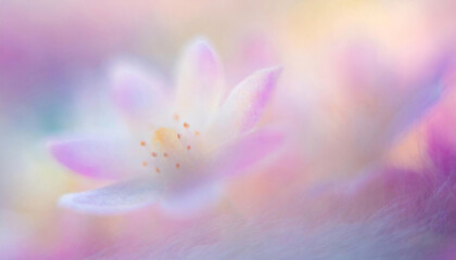 Fototapeta premium A vibrant, multi-colored, Dreamy abstract texture of floral background in soft pinks, purples, and iridescent hues, ideal for serene and mystical designs.