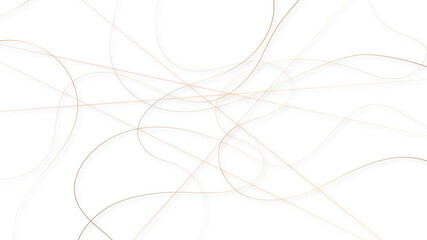 Random line pattern background. Decorative pattern with tangled curved lines. Random chaotic lines abstract geometric pattern vector background.	
