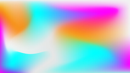 Obraz premium Smooth transitions of iridescent colors. Colorful gradient. Abstract colorful gradient background for design as banner, ads, and presentation concept. 