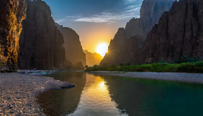 The beautiful Wadi Al-Disah in the Tabuk region is one of the most famous valleys in western Saudi...