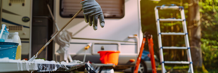 Step-by-Step Guide in Properly Executing RV Awning Maintenance in a Campground Setting