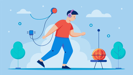 An image of a patient with a deep brain stimulation device implanted in their brain engaging in physical activity with improved motor function thanks.