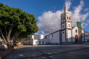  Iglesia de San Bartolomé en el pueblo de Tejina,  isla de Tenerife, Canarias