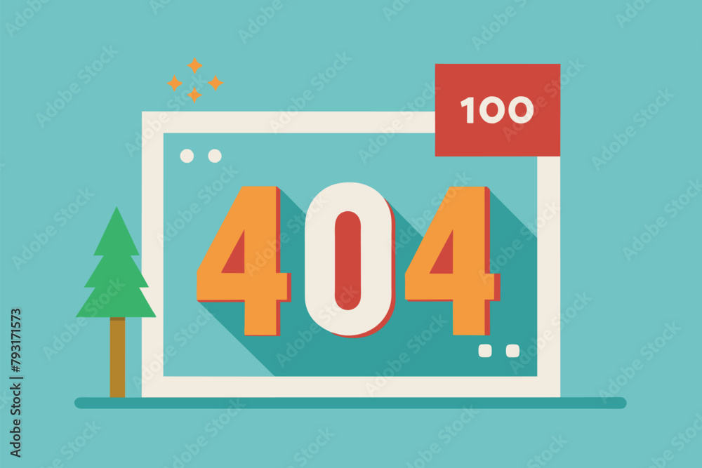 Poster computer screen showing the number forty repeated ten times in a simplistic and minimalistic design,