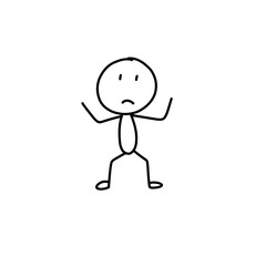 stick figures in different poses