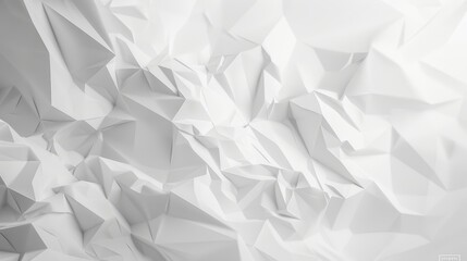 Abstract geometric white paper texture. Contemporary art concept for design, poster, and wallpaper