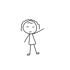 stick figures in different poses