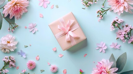 Celebrate special occasions like Mother s Day Women s Day Valentine s Day or birthdays against a dreamy pastel candy colored backdrop This delightful floral flat lay greeting card showcases