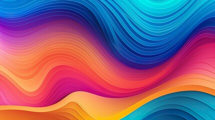 Fototapeta premium Striking abstract imagery featuring bold swirls and waves in cool blue and purple tones evoking a sense of calm and mystery