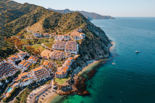 Private Catalina Resort Drone Image