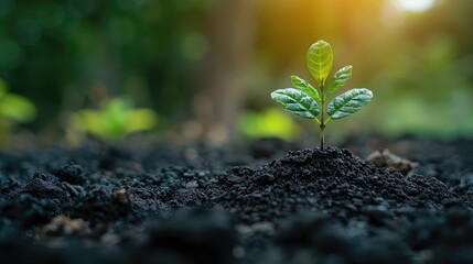 Young plant sprouts that germinated in the spring through the implementation of carbon pricing mechanisms, such as carbon taxes or cap-and-trade systems, to incentivize emissions reductions 