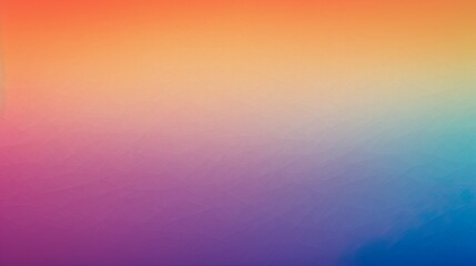 A tranquil gradient flows from warm orange to cool blue, reminiscent of a serene sunset or sunrise over the horizon