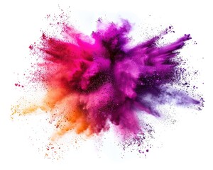 Splash Background. Explosive Mix of Colours in Abstract Paint Explosion