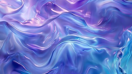 Flowing pattern of blue and purple on flat enamel arrangement 