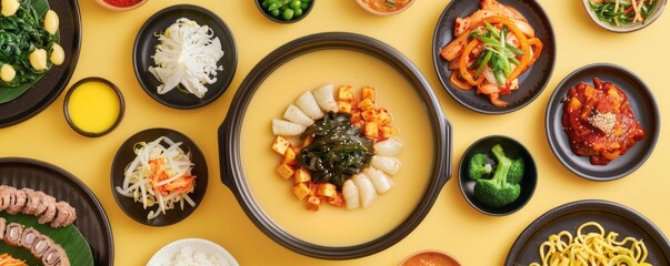 Fototapeta na wymiar photo korean dish.