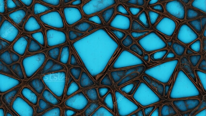 Abstract Seamless Blue and Black Grunge Pattern