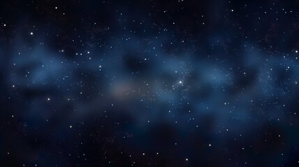 Fototapeta premium A tranquil image capturing the serene beauty of a starry night sky with soft nebulous clouds scattered among twinkling stars