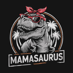 2026 mother day motherhood vector design, Mamasaurus © NHL Studio