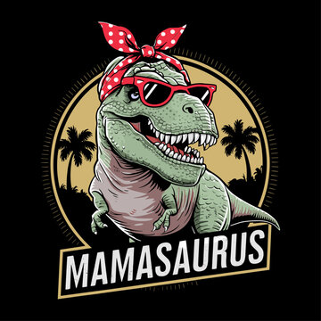 2026 mother day motherhood vector design, Mamasaurus