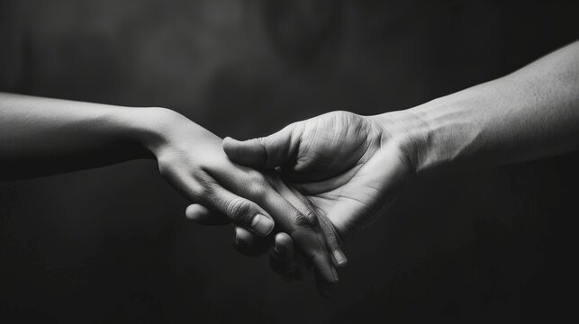 Conceptual image of a helping hand and international day of peace, symbolizing support and cooperation through an outstretched hand, highlighting teamwork and unity.