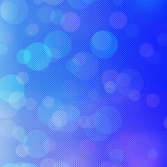 Blue bokeh square background for Banner, Poster, ad, celebration, event and various design works
