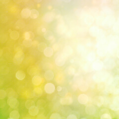 Obraz premium Yellow bokeh square background for Banner, Poster, ad, celebration, event and various design works