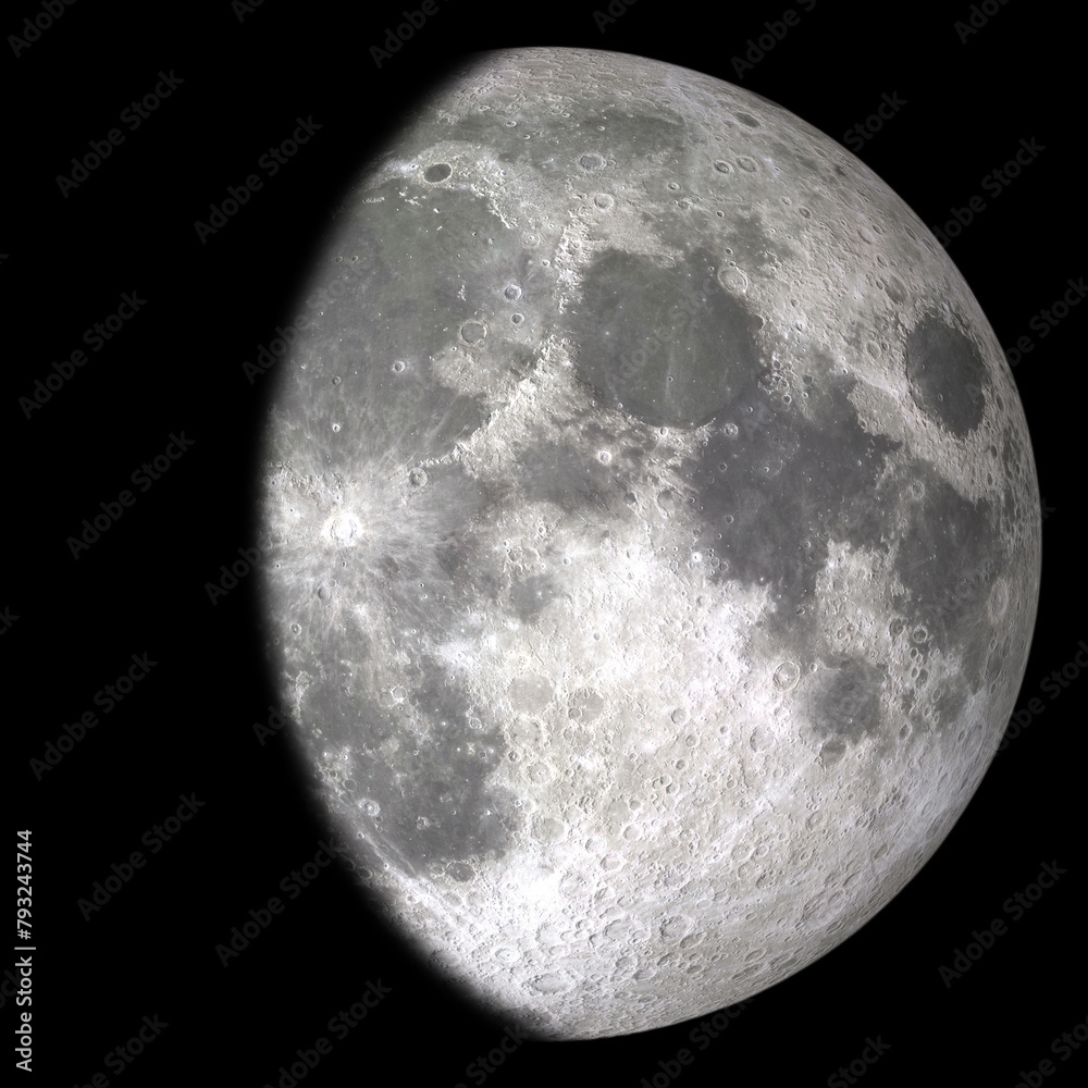 Wall mural waxing gibbous (moon phase), 