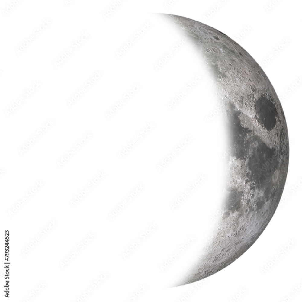 Wall mural waxing crescent (moon phase), 