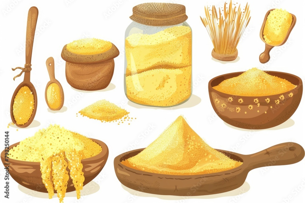 Poster a variety of food items displayed on a table. suitable for food and lifestyle concepts
