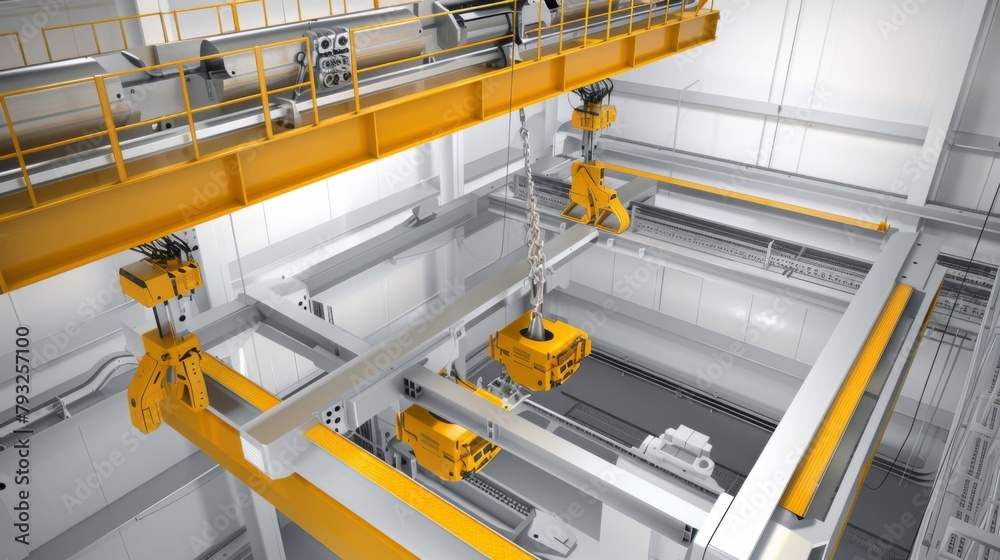 Aufkleber machine working in the factory