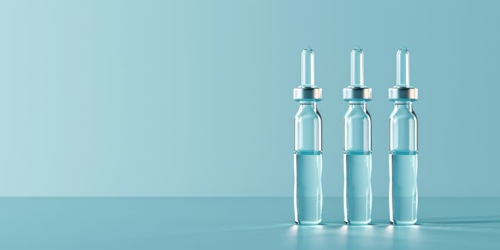 A group of three empty bottles on a table. Suitable for various concepts