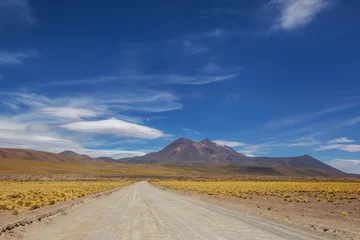Foto auf Alu-Dibond Road in Bolivia © Galyna Andrushko