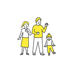 family with children