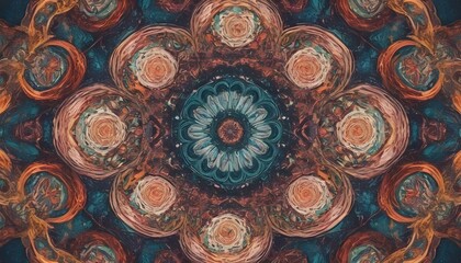 Swirling patterns reminiscent of a kaleidoscope upscaled_4