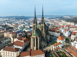 Brno, Czechia. Active Roman Catholic cathedral of. Originally medieval in gothic style, then many...