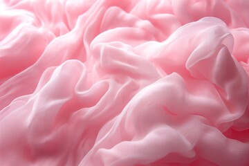 Texture of cotton candy closeup shiny celebration, silk, pink cotton