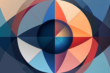 Abstract Geometric Web Designs: Circular Segments in Health Blogosphere