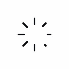 loading progress circle shape icon