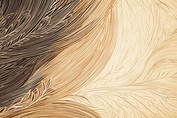 Obraz premium Rustic Wedding Invitation Background: Decorative Grain Pattern Prints